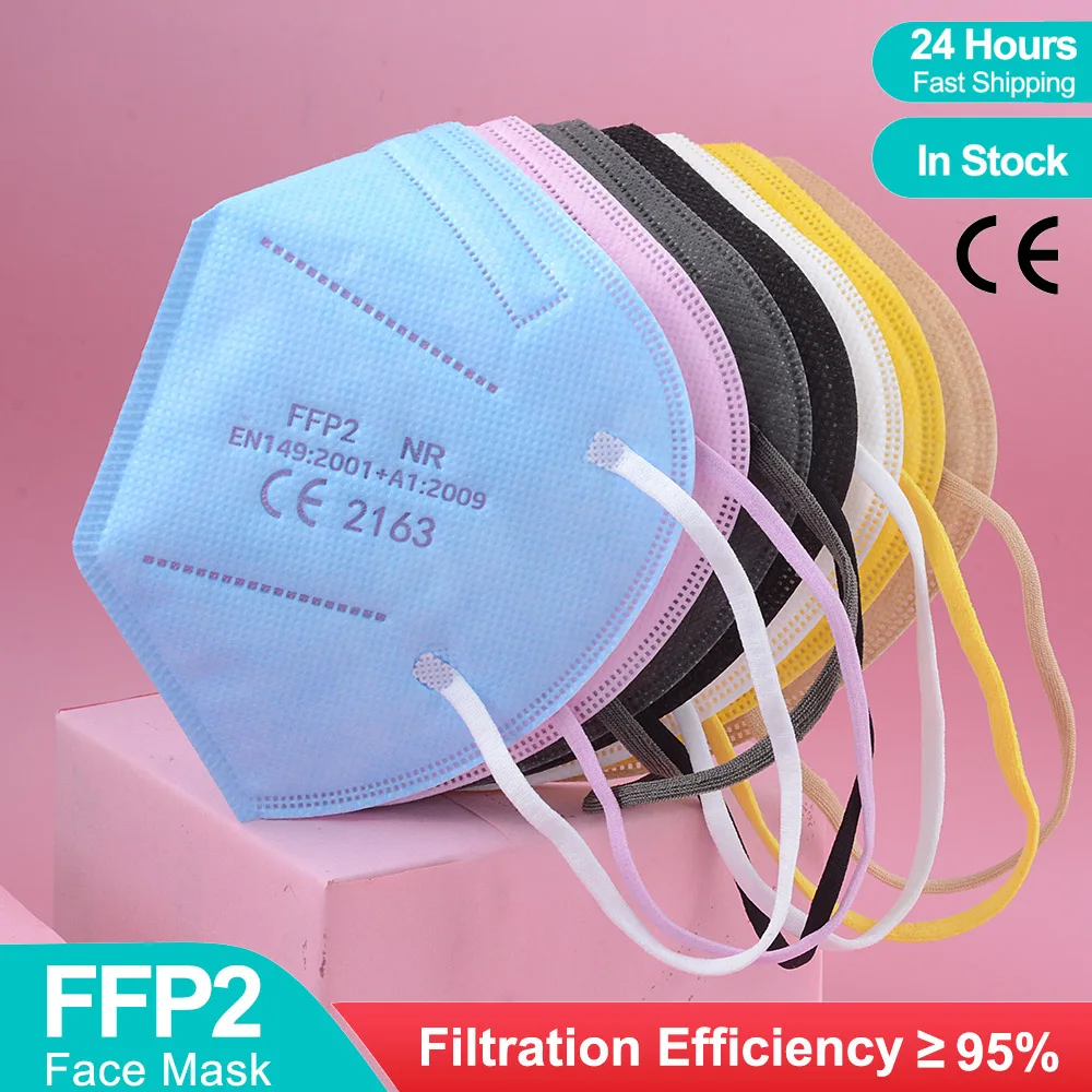 Маска для взрослых Mascarilla FPP2 Homologada FFP2 5-слойная FFP2Mask сертифицированная