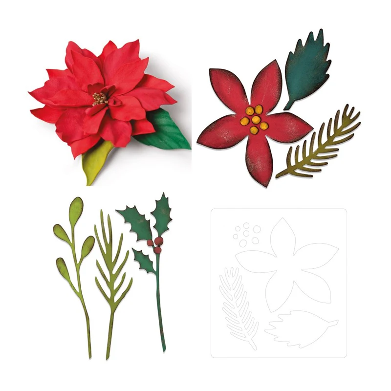 

NEW Metal Cutting Dies Flower Scrapbook Cutting Knife Punching Stencils Stamp Cutting Templates Craft Supplies Embossing Folder
