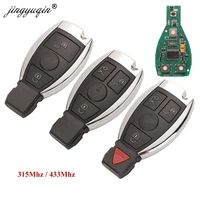 jingyuqin 5pcs 23 button remote car key fob replace for mercedes for benz year 2000 necbga entry keyless control 315433mhz