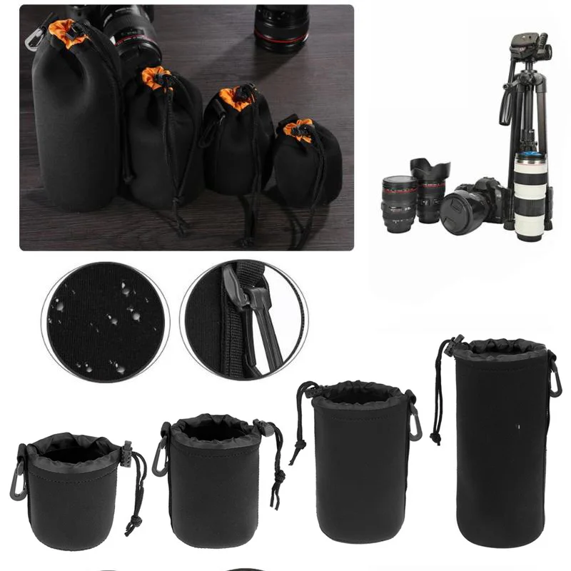 Неопреновый чехол для объектива видеокамеры водонепроницаемый мягкий