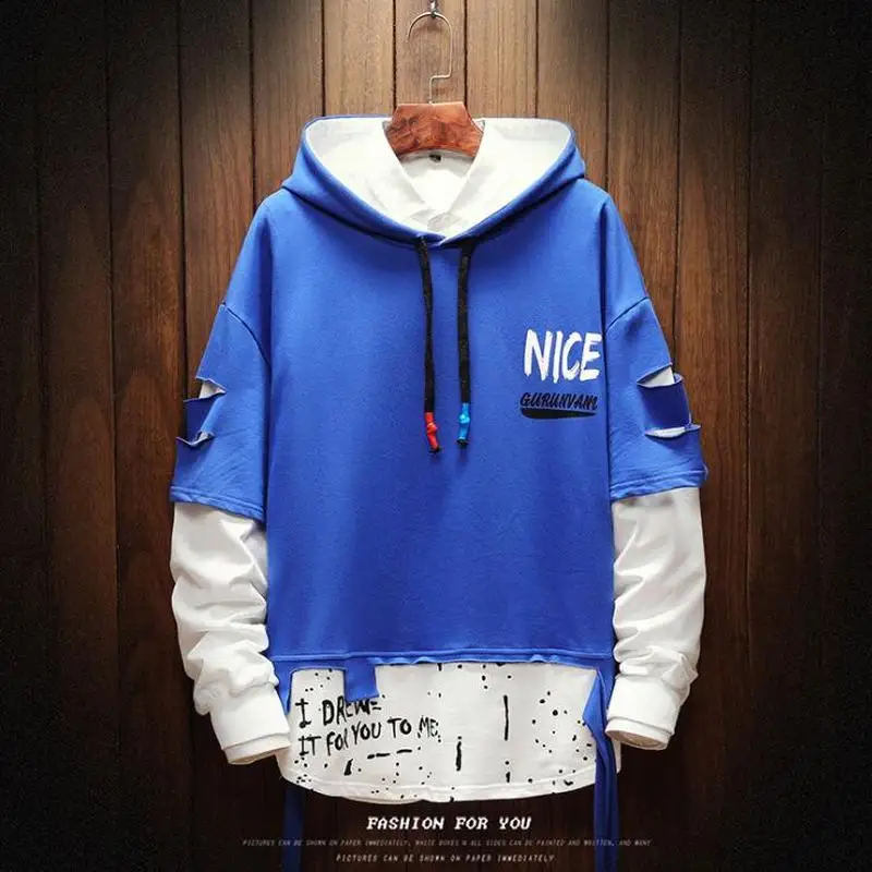 

Autumn Spring 2020 Hoodie Sweatshirt Mens Hip Hop Pullover Streetwear Casual Fashion Clothes Plus Asian Size M-5XL