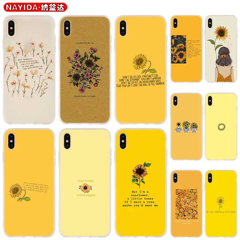 Мягкий чехол для iPhone 12 11 Pro X XS Max XR 6 7 8 G Plus SE 2020 5 S в стиле хиппи эстетика