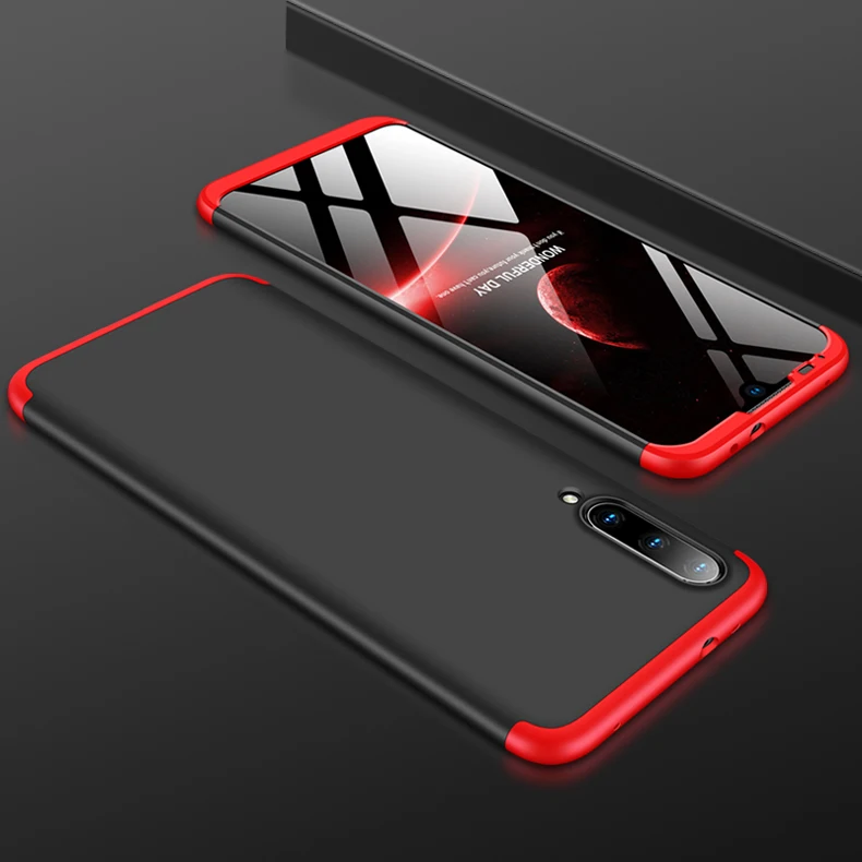 Жесткий матовый армированный чехол 3 в 1 для Xiaomi Mi A3 гибридная защитная задняя