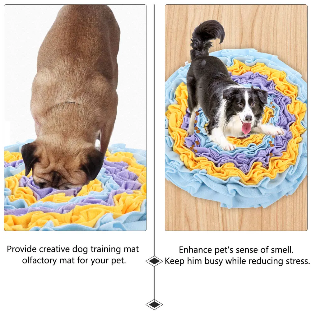 

Dog Sniffing Mat Dog Snuffle Pad Pet Feed Training Mat Slow Feeding Mat