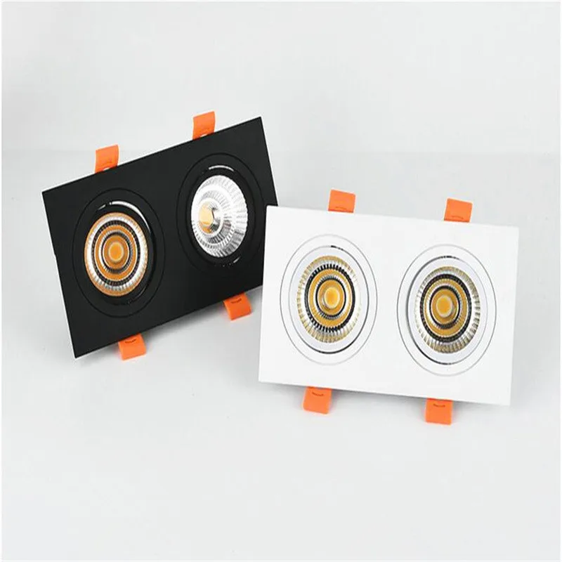 

Square Dimmable Recessed COB LED Downlights 7W 9W 12W LED Ceiling Spot Lights AC85-265V LED Ceiling Lamps Indoor Lighting