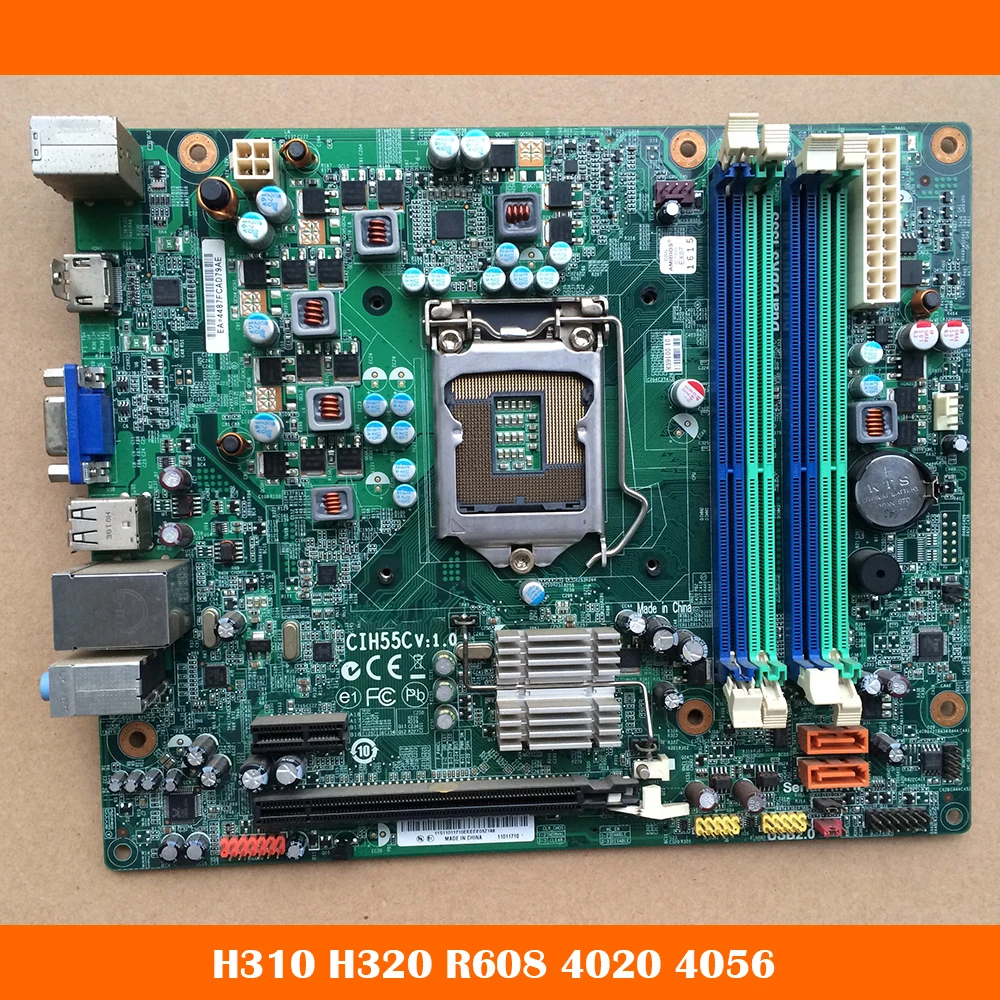 

Desktop Mainboard For Lenovo H310 H320 R608 4020 4056 CIH55C V1.0 DDR3 1156 Motherboard Fully Tested