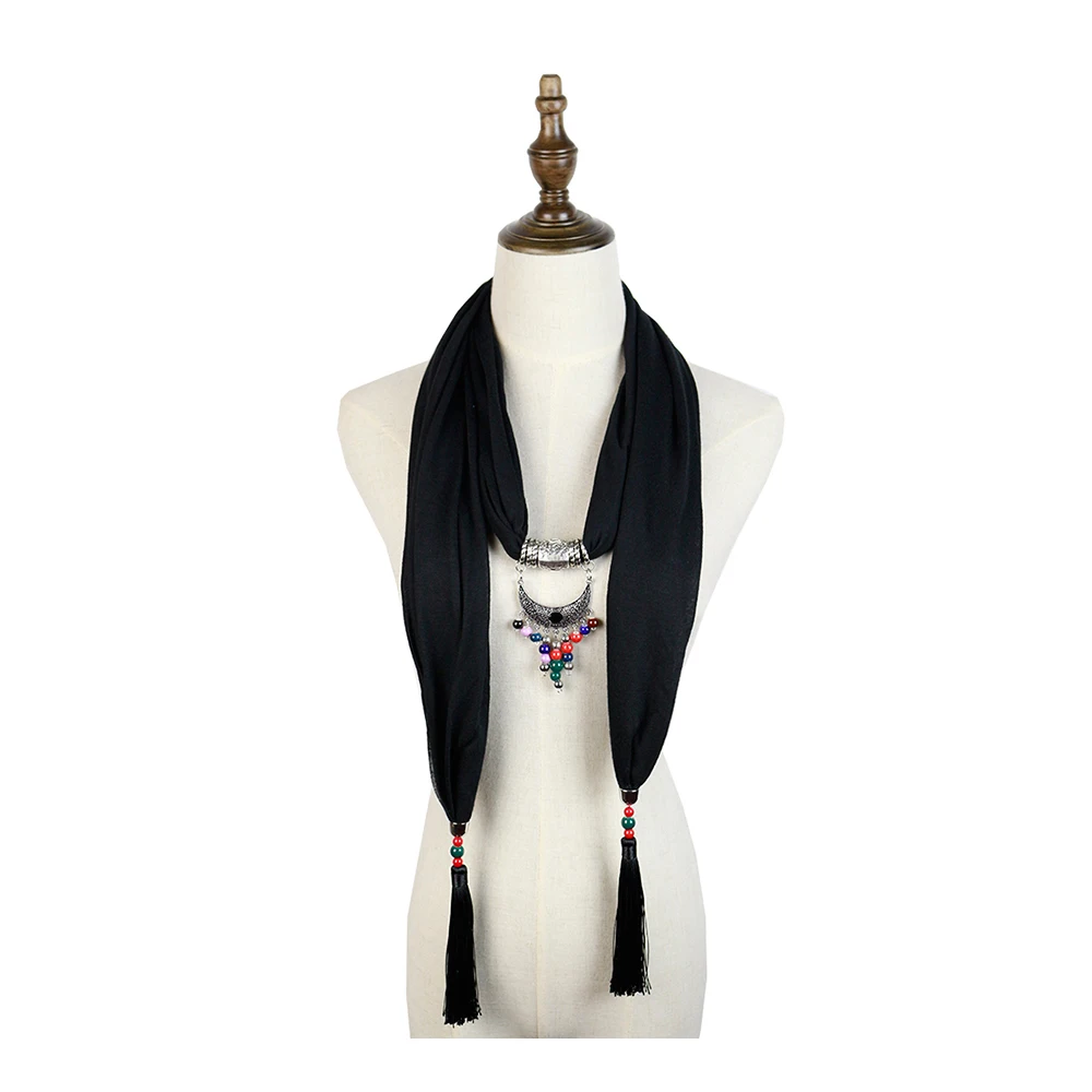 Подвеска Шарф Ожерелье Ювелирные изделия ожерелье вискоза хлопок Весенняя шаль