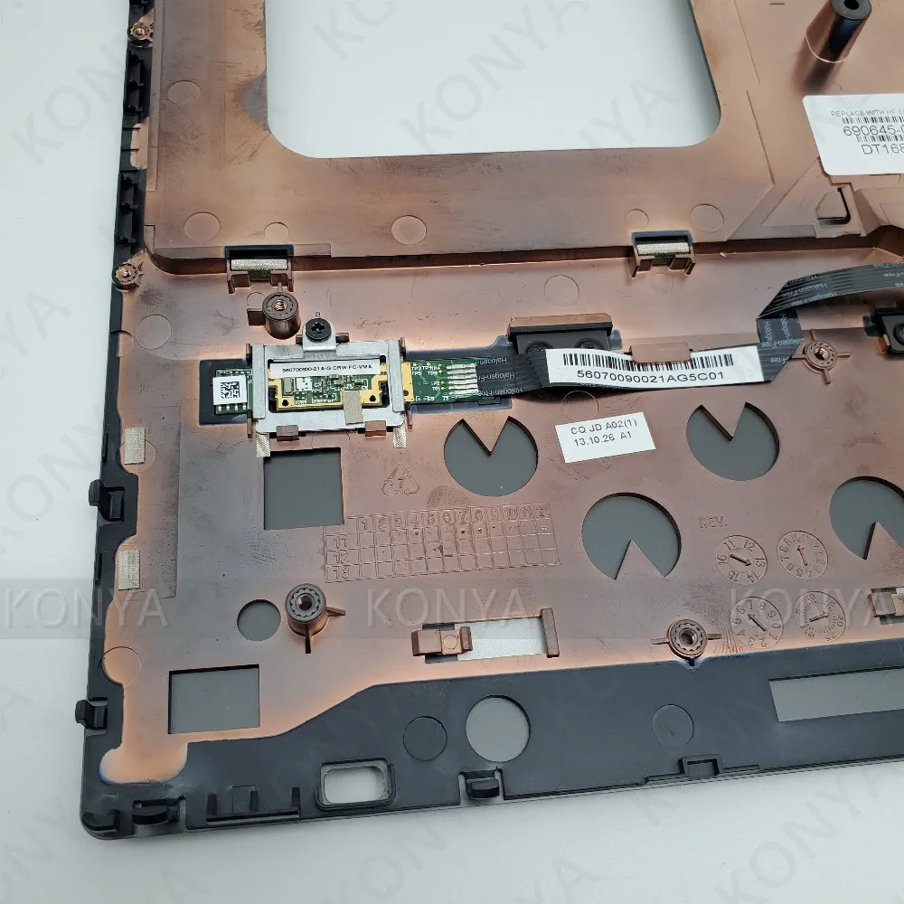 Чехол для hp EliteBook 8560 Вт 8570 Вт, Упор для рук, Touc hp ad, отпечаток пальца 652652-001 690645-001