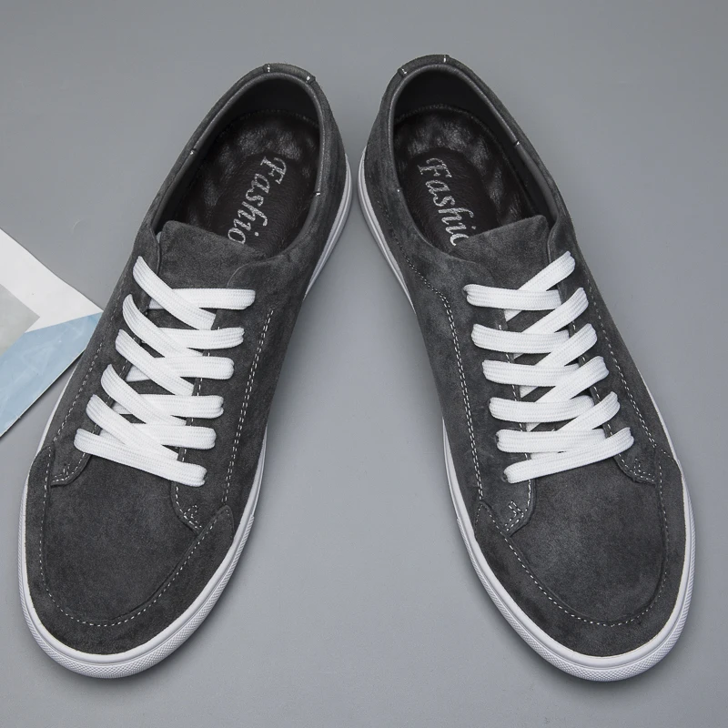 

Mens Shoes Leather Casual Shoes Spring/Autumn 2020 New Fashion Casual Leather Shoes Lace-up Fashion Sneakers