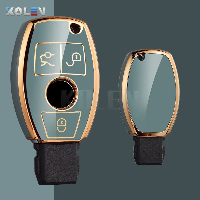 

Чехол для автомобильного ключа дистанционного управления из ТПУ, чехол для Mercedes Benz A C E S G Class GLA CLA GLK GLC W204 W463 W176 W251 W205, защитный держатель