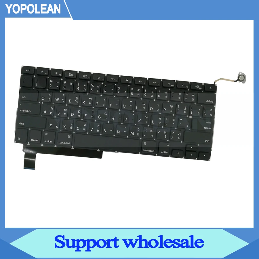 Тайская клавиатура 3 шт./лот для Macbook Pro Unibody 15 дюймов A1286 2009 2010 2011 2012 лет|Клавиатуры