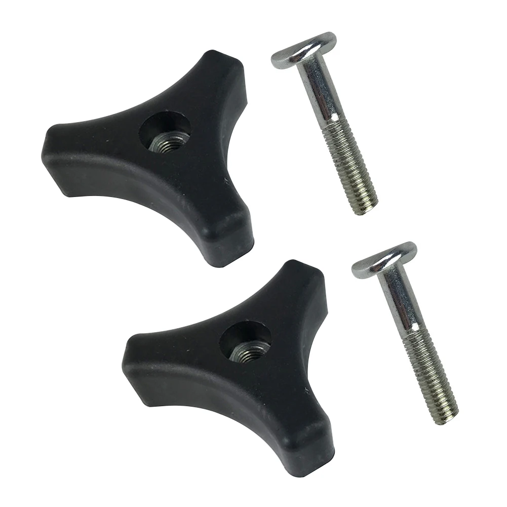 

2pcs Fixing Fastener Nuts And Bolts Plastic Professional Universal Stable Wear Resistant Easy Install Lawnmower Triangle Durable
