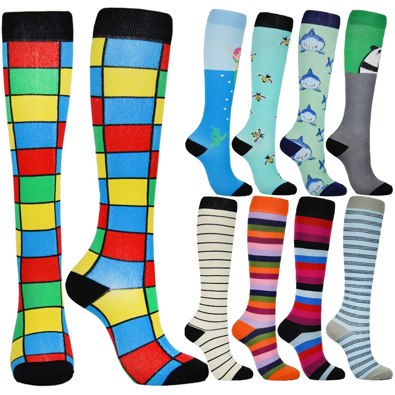 

Compression Socks Men Women 25 Mmhg Professional Nursing Socks Fit For Sports Running Flight Travel Outdoor Hiking Stockings