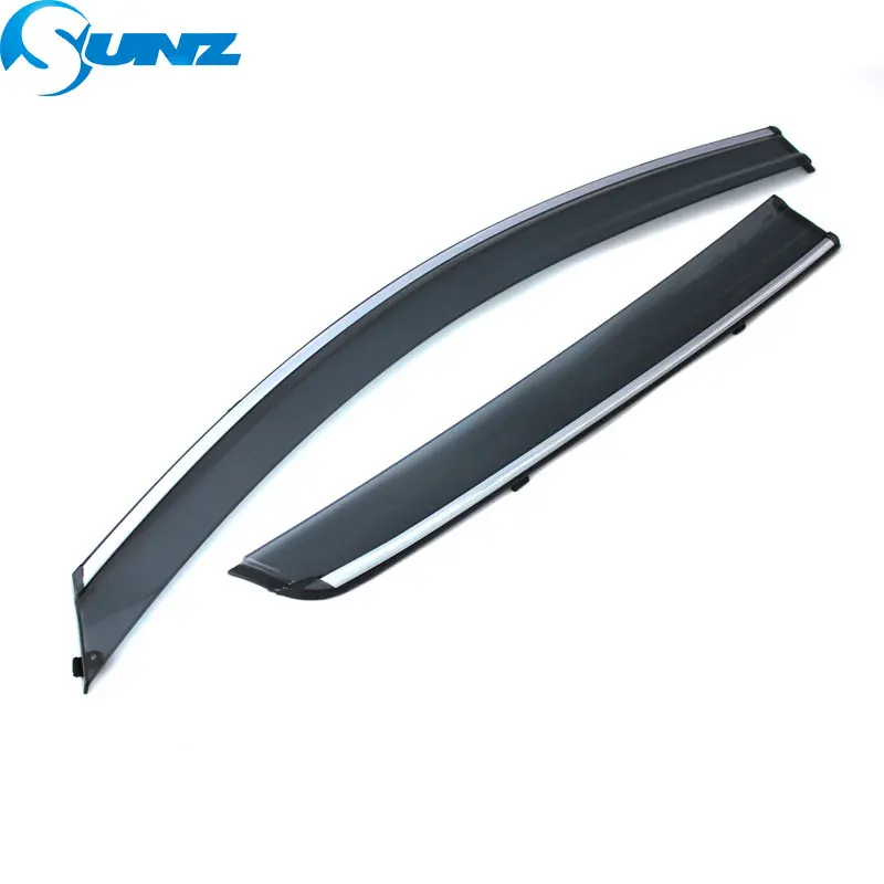 Оконный козырек для Ford Focus 2007 2011 боковые Winodow дефлекторы дождевики Sedan SUNZ|Навесы и