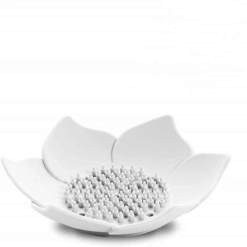 Портативный Силиконовый Футляр для мыла в форме цветка лотоса Коробка ванной и