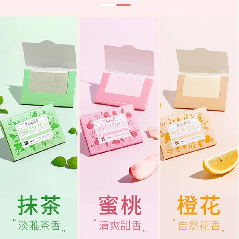 BAIMISS освежающее масло для контроля жирности абсорбционная бумага прочное не