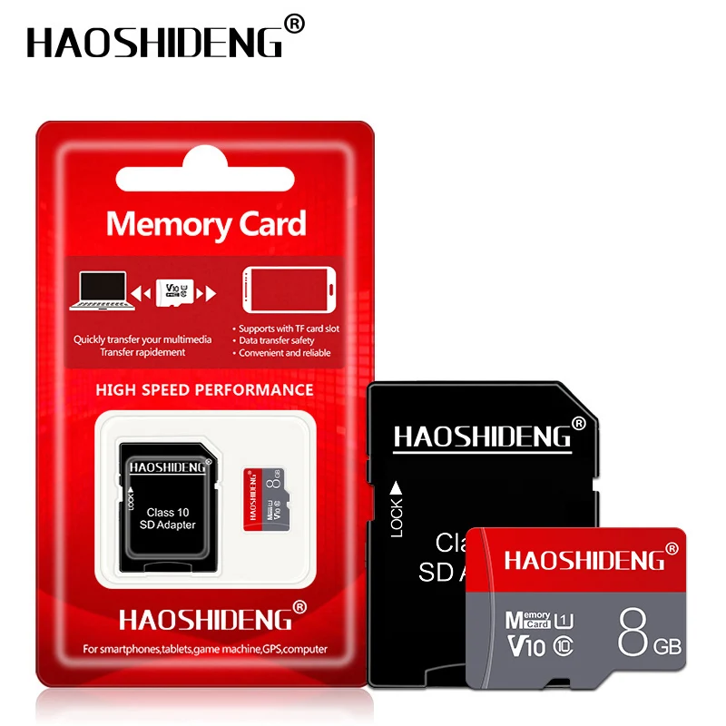 8GB Class 10 Micro SD карта класс 10 64 Гб 128 ГБ SDXC флэш-карты памяти 4 ГБ 8 ГБ 16 ГБ 32 ГБ SDHC cartao de memoria Microsd TF карта для смартфона - Емкость: 8GB Class 10