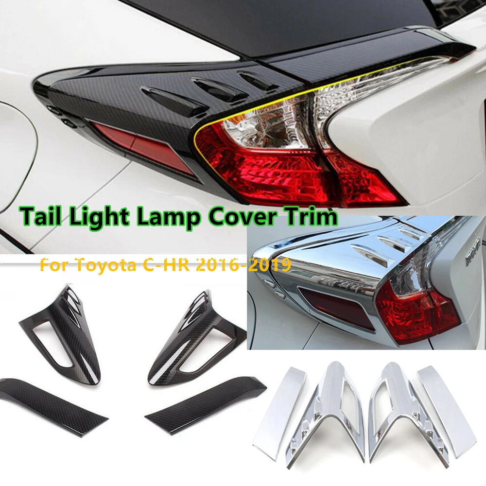 

Карбоновая задняя лампа Fibe/Chromer для Toyota светильник CHR 2016-2019