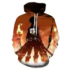Модная толстовка с капюшоном атака на Титанов, костюм для косплея, 3D гигантский Повседневный свитшот с капюшоном и принтом для мужчин и женщин, пуловер для фильмов и игр