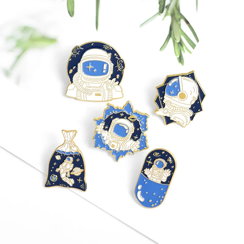 Космическая брошь Explorer персонализированная планета звезда фотография|Броши| |