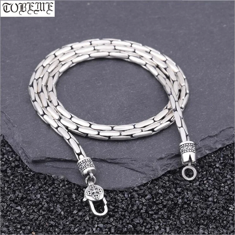 Real 925 Silver Necklace Tibetan Dorje Symbol Necklace Buddhist Vajra Dorje Necklace Good Luck Jewelry