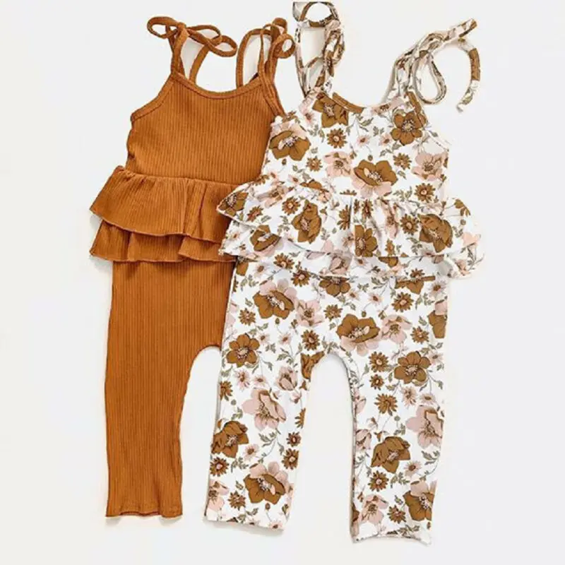 Одежда для новорожденных девочек в британском стиле комбинезон с цветочным