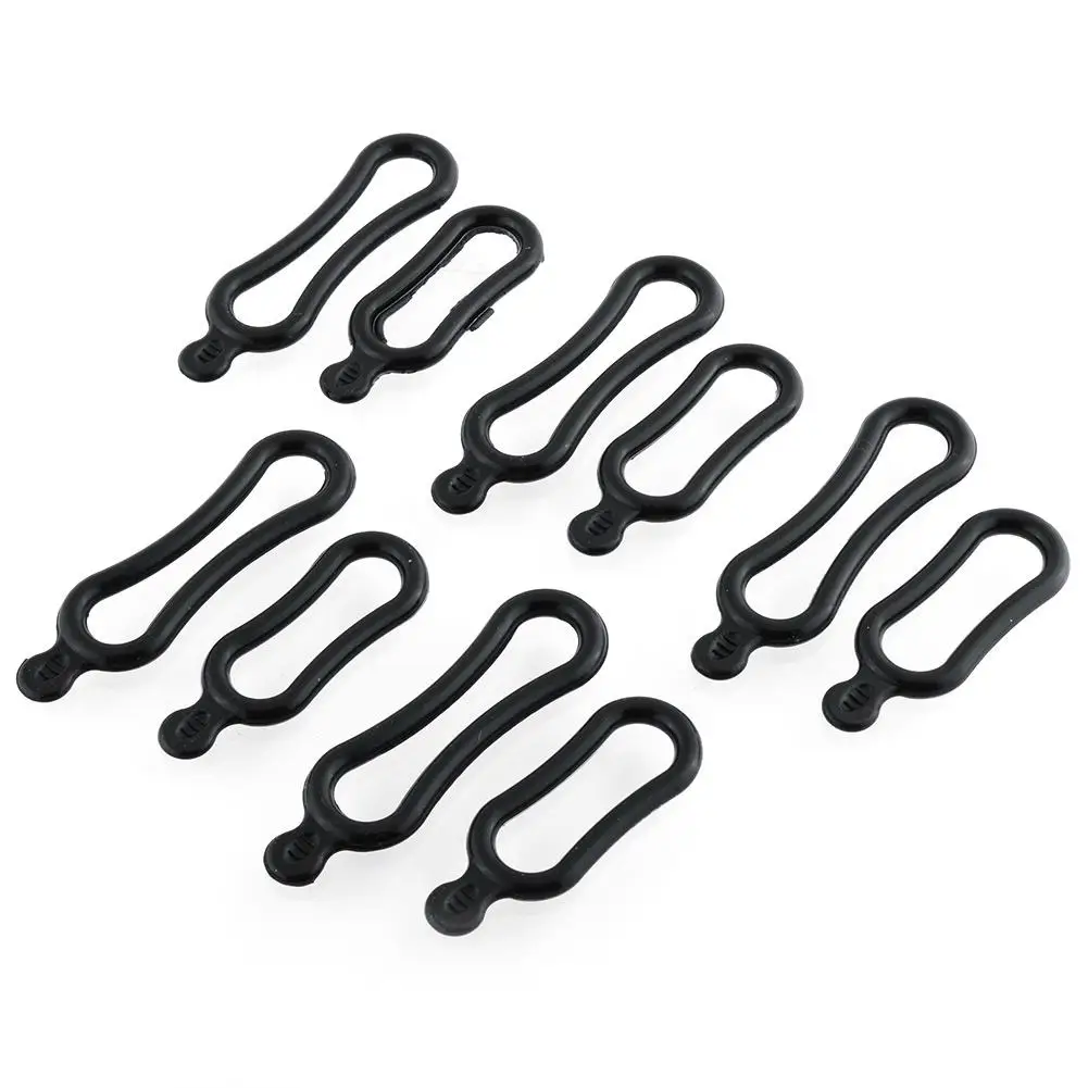 

10pcs 5 Pair Black Rubber Rings For Q5 T6 LED Headlight Headlamp Torch Bicycle