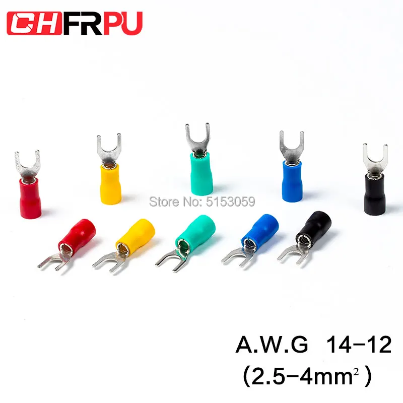 100 шт. обжимные клеммы для электрических проводов серии SV|Терминалы| |