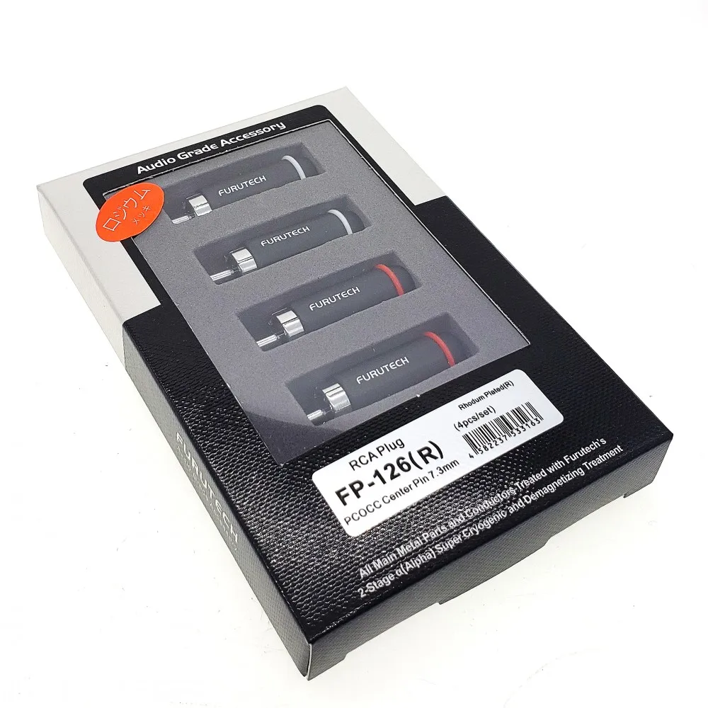 Розетка FURUTECH FP-126(G) RCA с родиевым/золотым покрытием оригинальная коробка высокого