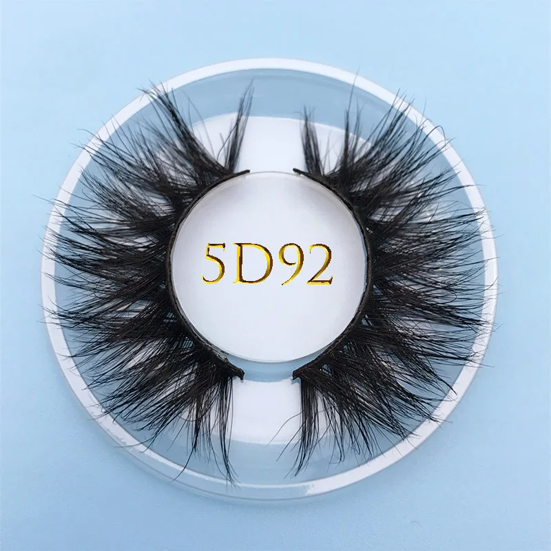 5D92 MIKIWI Заказная коробка 5D-84 настоящие норковые ресницы толстые натуральные длинные накладные ресницы большой объем норковые ресницы мягкие драматические ресницы - Цвет: 5D92