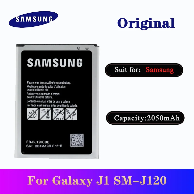 

5pcs/lot Original Battery EB-BJ120CBE for Samsung Galaxy J1 2016 Edition J1 Version J120F Express 3 J120A J120T J120 SM-J120F