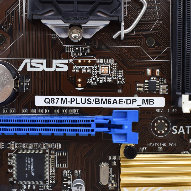

For ASUS Q87M-PLUS/BM6AE/DP_MB Desktop Used Motherboard DDR3 RAM Memory Intel H87 LGA 1150 i3 i5 i7 USB 3.0 32GB PC Motherboar