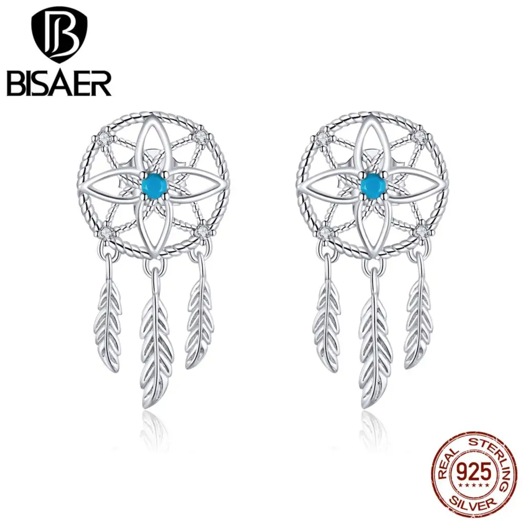 Женские серьги гвоздики Ловец снов из серебра 925 пробы|Серьги-гвоздики| |