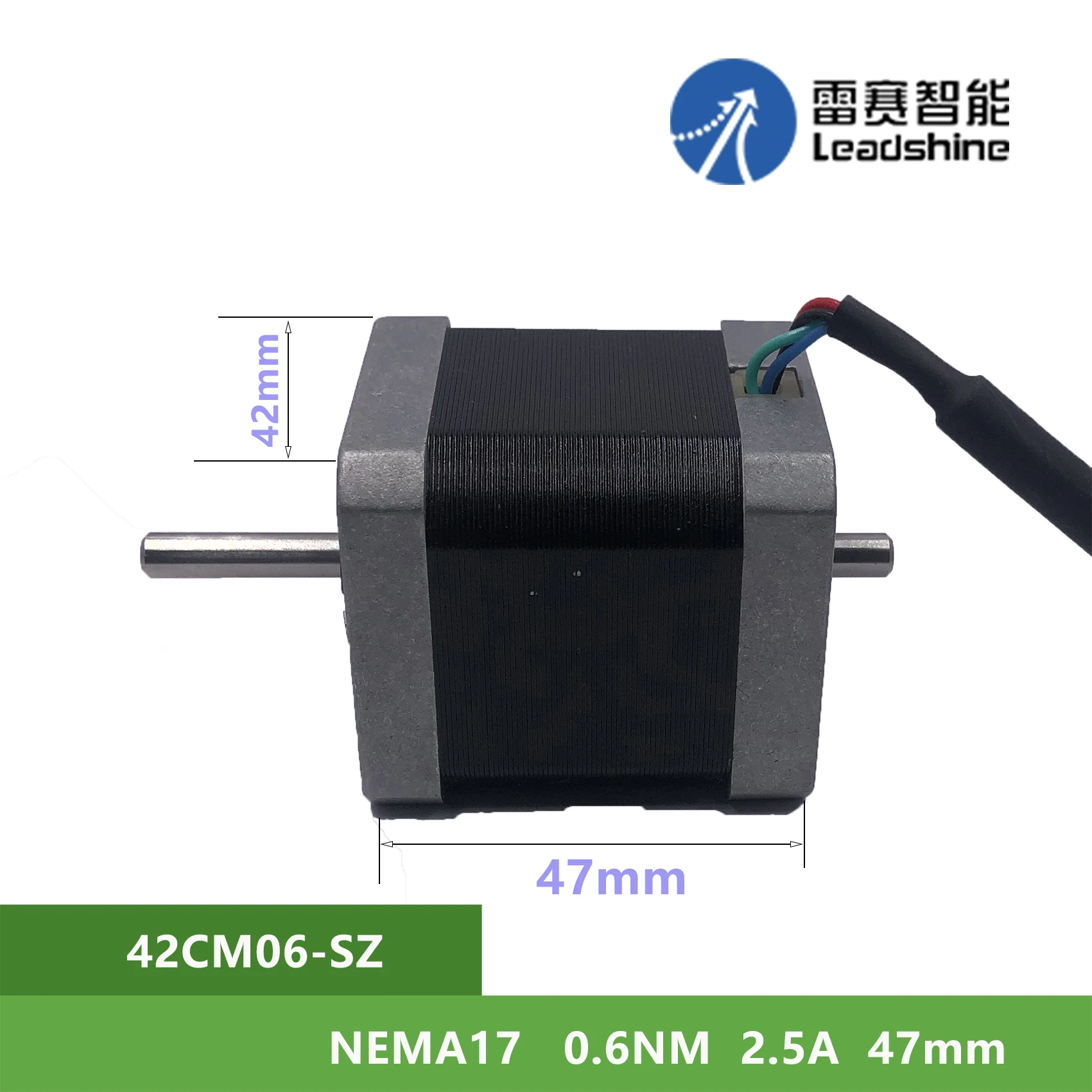 

NEMA12 Leadshine 42CM06-SZ 0.6m 2.5A 2 phase Stepper Motor Shaft Diameter 5mm