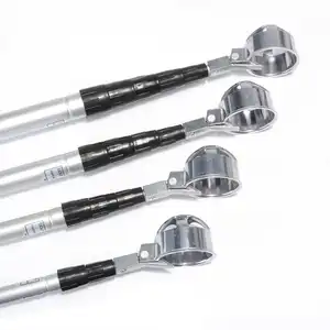 Выдвижной захват для мячей для спорта на открытом воздухе, захват для мячей из алюминиевого сплава, телескопический инструмент для обучения гольфу, инструмент для захвата