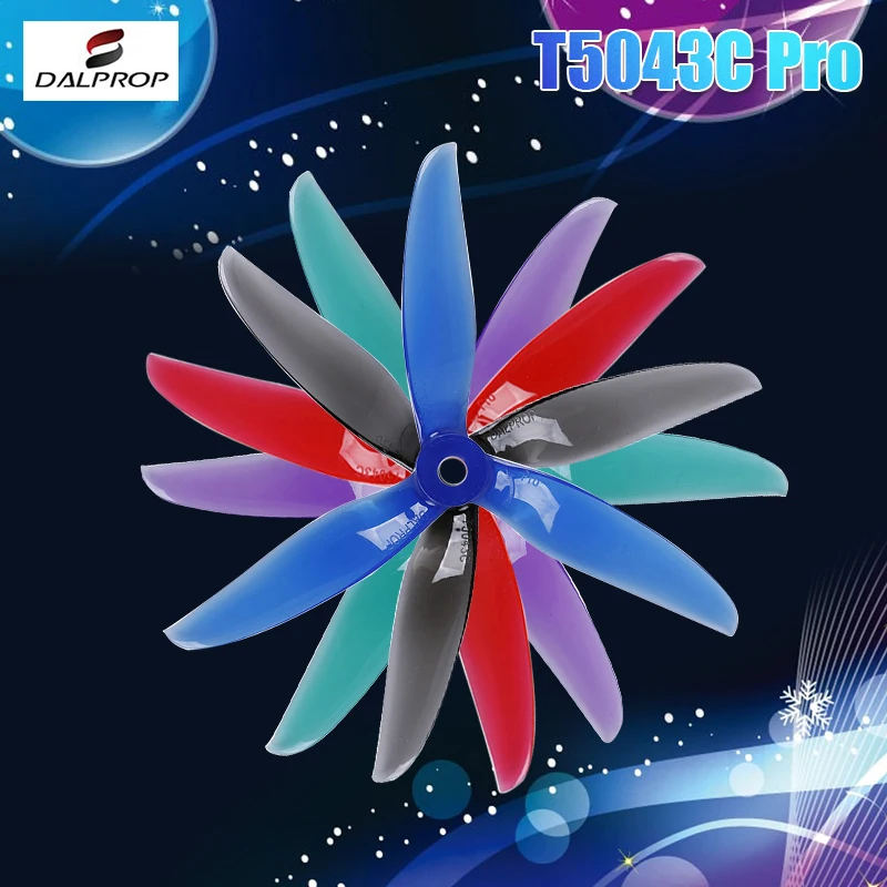 DALPROP CYCLONE T5043C 5043 PRO 5 дюймов 3 лопасти/три лопасти пропеллер prop совместимый 2206/2207/2306