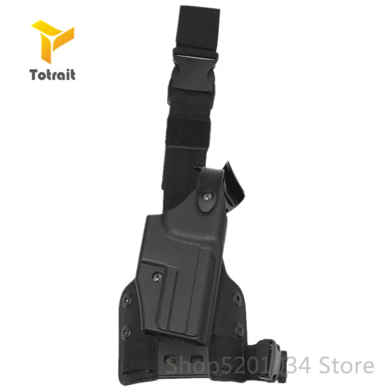 Тактическая кобура для ножного пистолета Safariland Combat glock 17 1911 Beretta M9 P226 USP Регулируемая страйкбольная кобура для правой руки