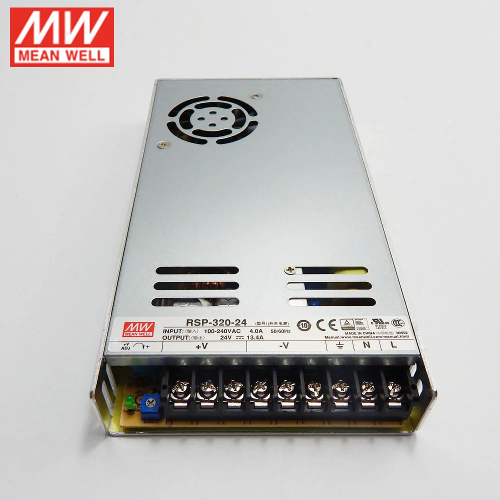MEAN WELL RSP 320 импульсный источник питания 3 V 4V 5V 7 5 12V 15V 24V 27V 36V 48V DC 320W Meanwell