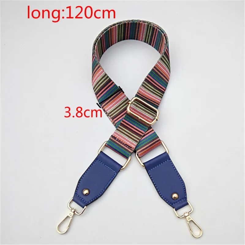 Модный роскошный цветной ремень для сумок Сменный Широкий ремешок с цветком