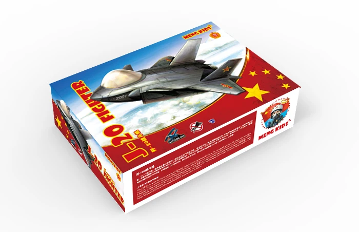 MENG mPLANE-005 KIDS PLAAF J-20 Fighter Q Edition Aircraft Display Toy Plastic Assembly Model Kit | Игрушки и хобби