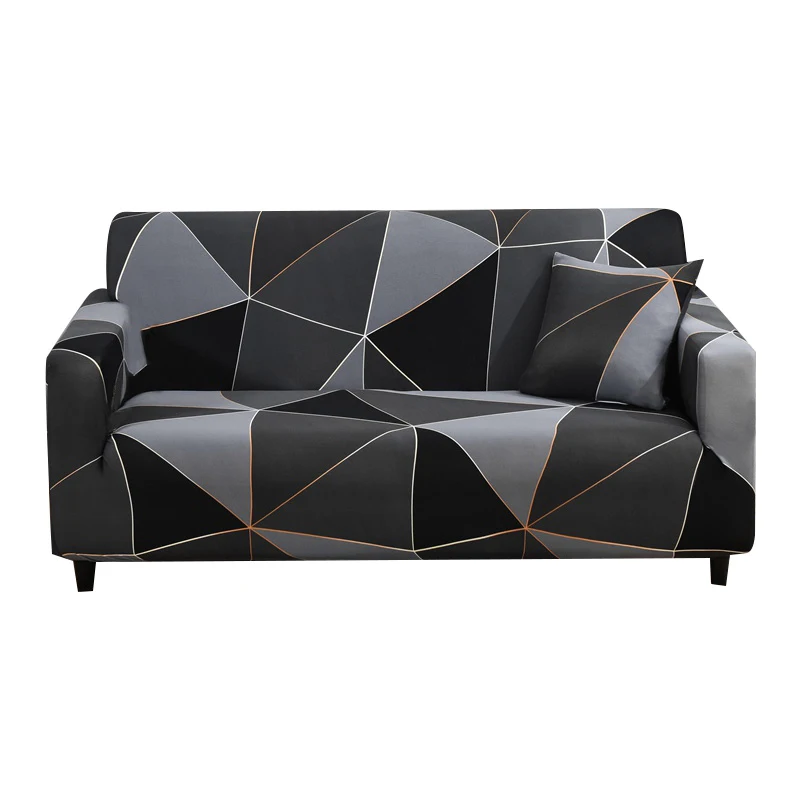 

Square lattice printed L shape sofa covers for living room sofa protector anti-dust elastic stretch covers for corner sofa cover