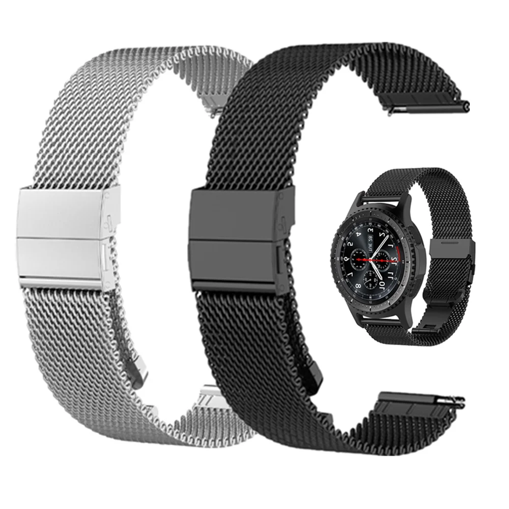

For Samsung Galaxy Watch Metal Milanese Wrist Strap 46mm 42mm Smartwatch Band for Samsung Gear S3 S2 Classic Bracelet Watchband
