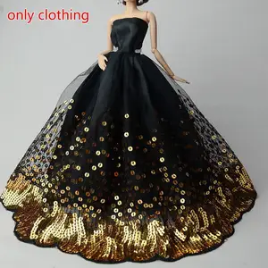 30cm Dress Up Doll 6 Points Baby Skirt Dress Wedding Gift Princess Dress Girl Toy Dress M7I3