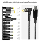 Кабель-Переходник USB Type-C, 1,8 м, 100 Вт, для ноутбуков Asus, Hp, Lenovo, универсальный разъем USB-C, конвертер, кабель питания для ноутбуков
