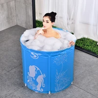 constant temperature heating bath barrel adult child swim bucket oversized couple double baby swimming folding yhj32609