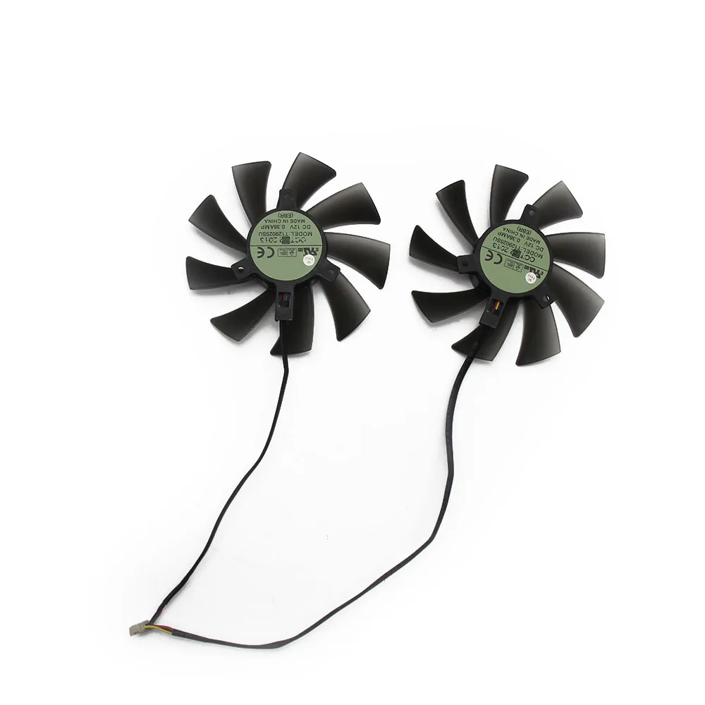 T129025SU 12V 0.38A 4PIN для ASUS HD 7970 7950 GTX 680 DirectCU II HD7970 HD7950 GTX680 вентилятора видеокарты
