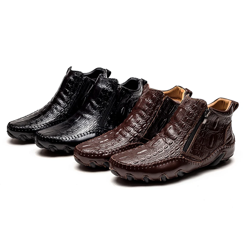 

H2-9901 Spring And Autumn Fashion Tooling Couple Martin Boots Cold Glue Real Suture Design Outdoor Multi-Purpose Shoes