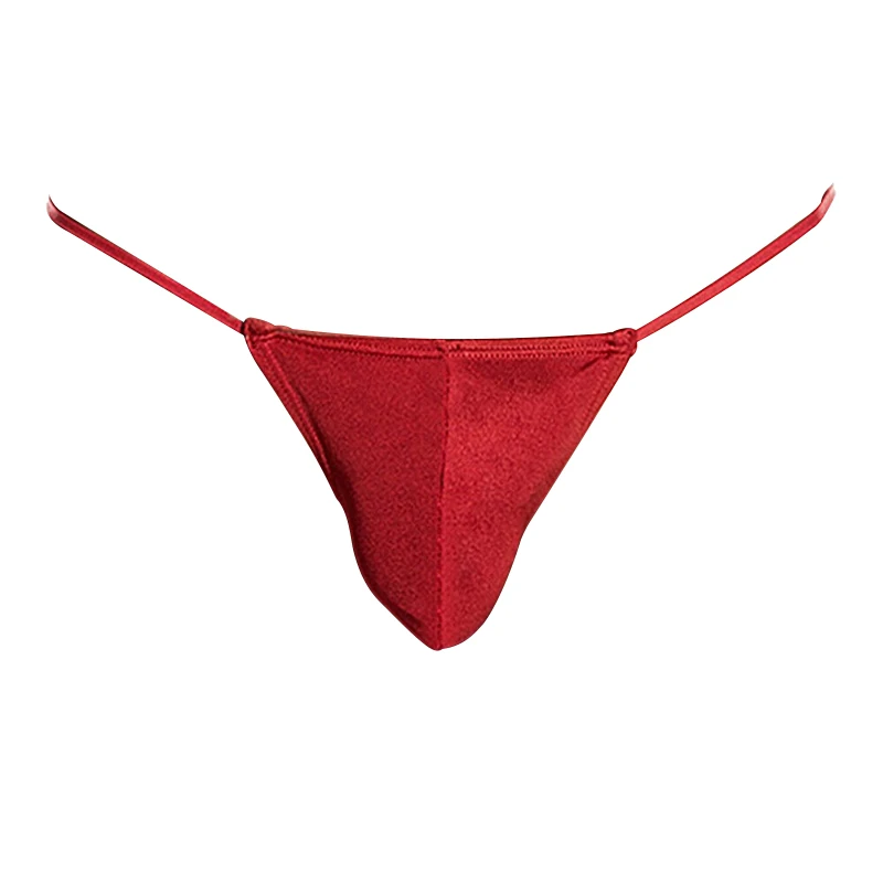 Одноразмерные мужские сексуальные дышащие трусики-танга нижнее белье удобные