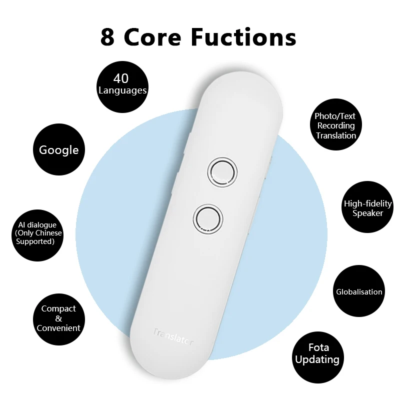 

Smart Voice Translator Real-time Multi-Language Portable Translation for Travel Learning DJA99