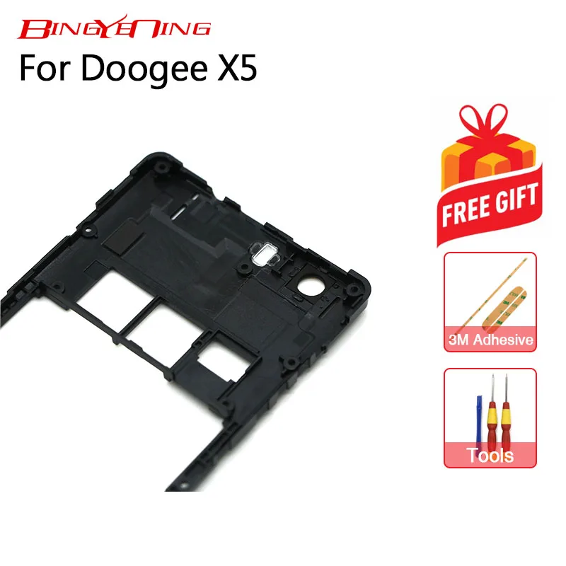 BingYeNing новый оригинальный Для Doogee X5/X5 Pro средняя рамка + стекло для камеры антенна